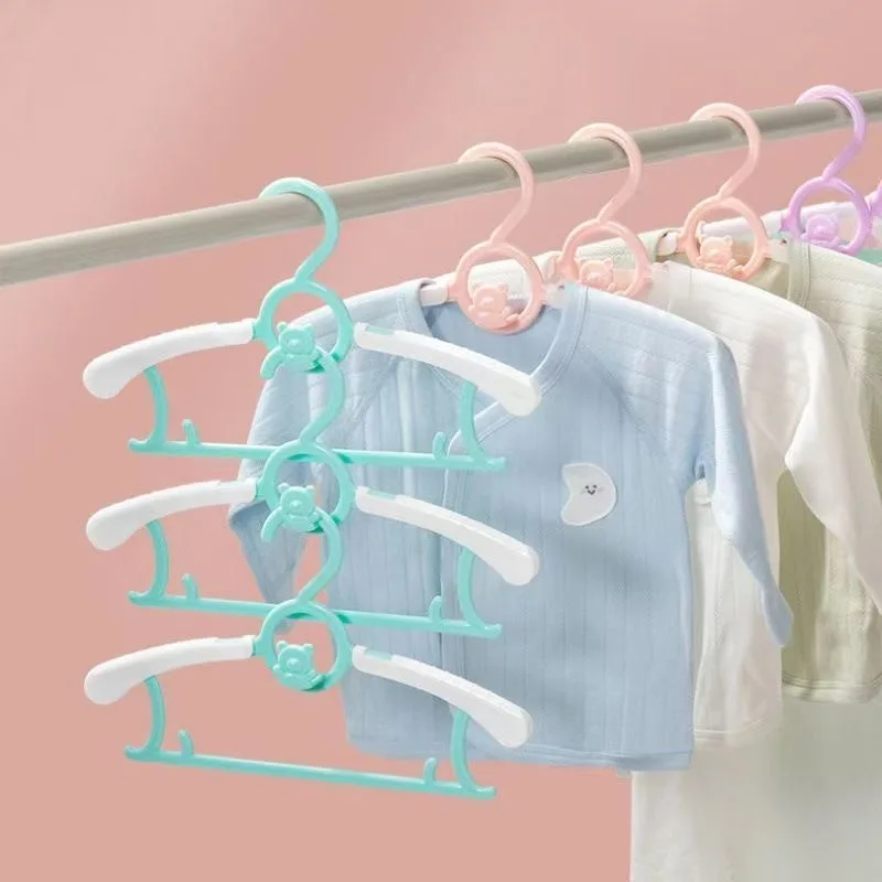 Baby Nursery Uniform - ไม้แขวนเสื้อเด็กแบบยืดหดได้ 5/10/20 ชิ้น ประหยัดพื้นที่ ไม้แขวนเสื้อกันลื่นสำหรับเด็กผู้หญิง เด็กผู้ชาย