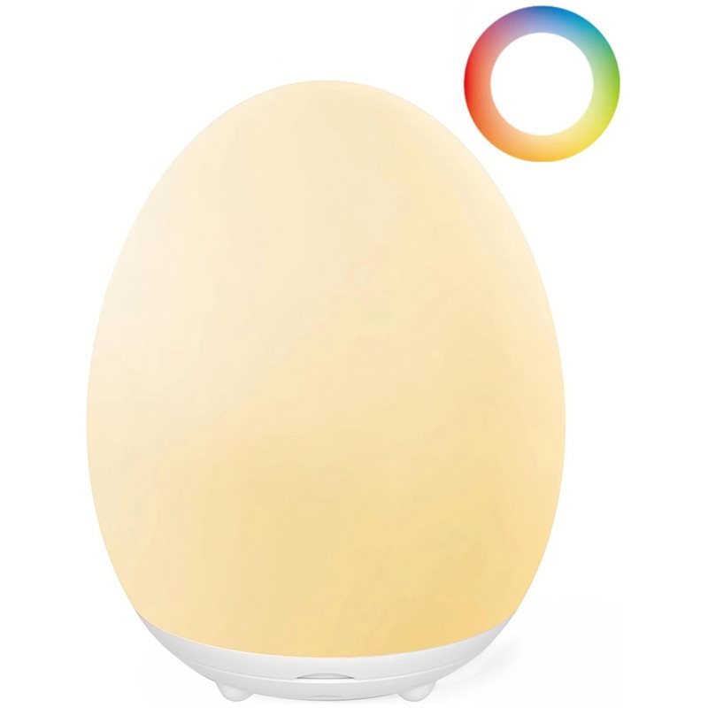 Baby Nursery Colors - โคมไฟกลางคืนสำหรับเด็ก ABUG-Eye-Caring รูปทรงไข่ LED สำหรับห้องเด็ก พร้อมไฟ