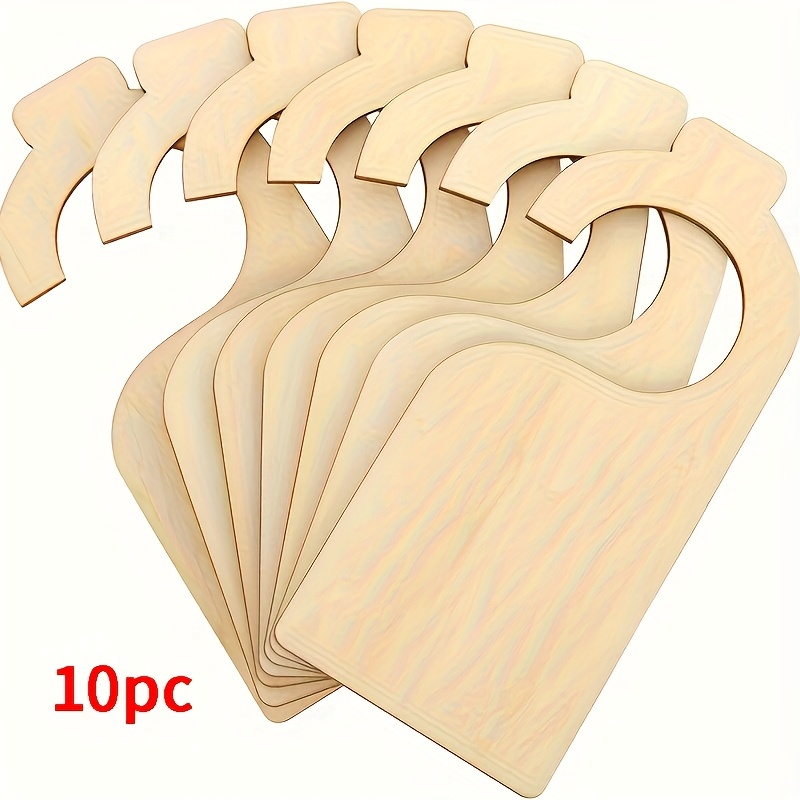 Baby Nursery Uniform - ที่กั้นตู้เสื้อผ้าไม้เปล่า 10 ชิ้น - ที่จัดระเบียบเสื้อผ้าแบบแขวนสำหรับบ้านและห้องเด็กอ่อน