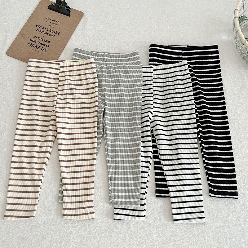 Baby Nursery Ideas Boy - เสื้อผ้าเด็ก 0-6 ปี กางเกงเด็ก ลายทาง ผ้าฝ้าย