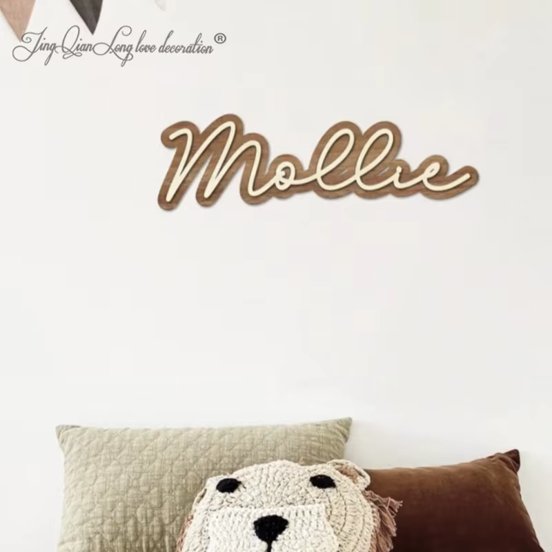 Baby Nursery Letters - ป้ายชื่อไม้ที่กําหนดเองสําหรับตกแต่งสถานรับเลี้ยงเด็ก, ป้ายชื่อเด็กชนบท