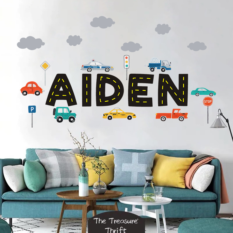 Custom ชื่อรถก่อสร้างรถบรรทุกส - Baby Nursery Panelling บทวิจารณ์และราคา