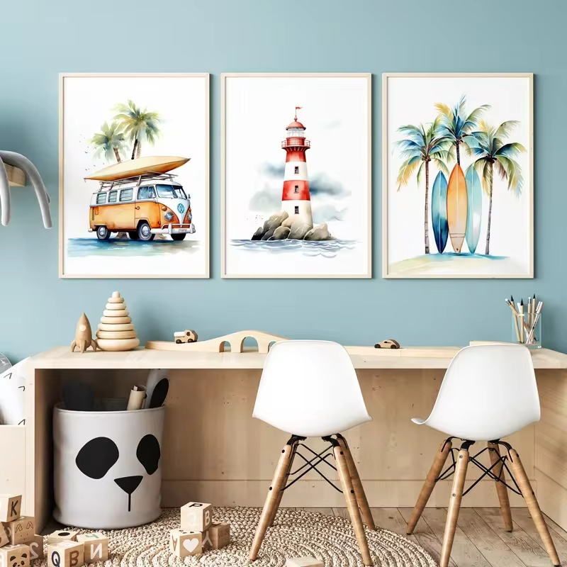 สถานรับเลี้ยงเด็กลาย Surf ประภ - Baby Nursery Mirror บทวิจารณ์และราคา