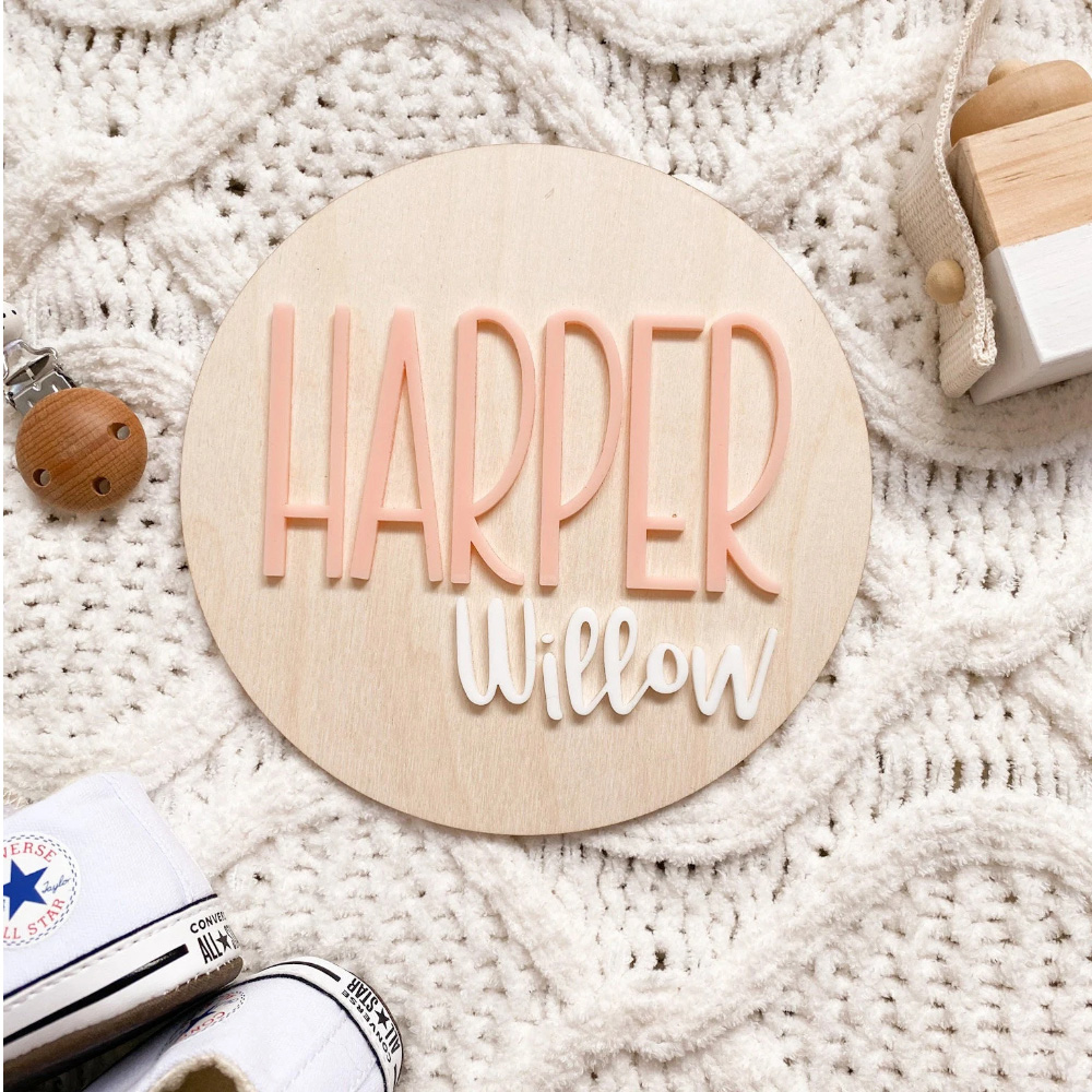 ป้ายประกาศการเกิดส่วนบุคคล - ป - Baby Nursery Letters บทวิจารณ์และราคา