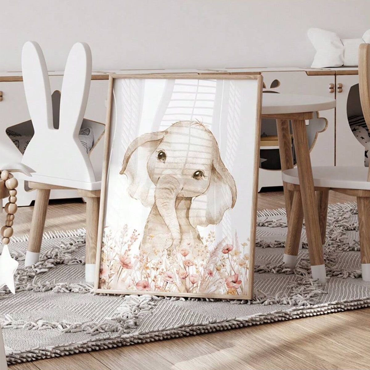 ชุดภาพตกแต่งผนังห้องเด็กอ่อนพร - Baby Nursery Kids บทวิจารณ์และราคา