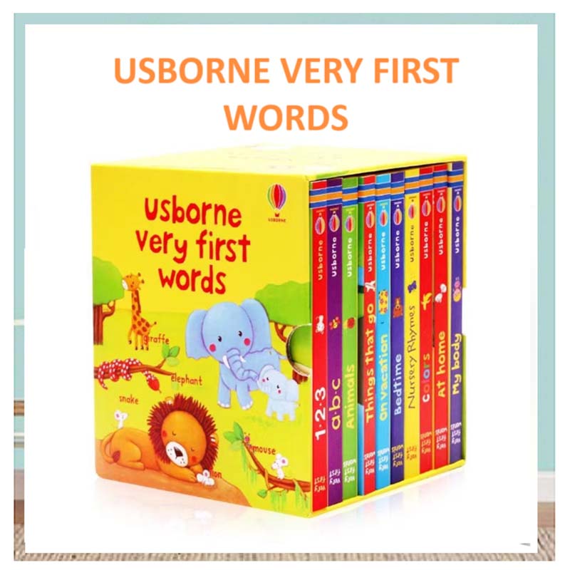 Usborne Very First Words 10 ชุ - Baby Nursery Age บทวิจารณ์และราคา