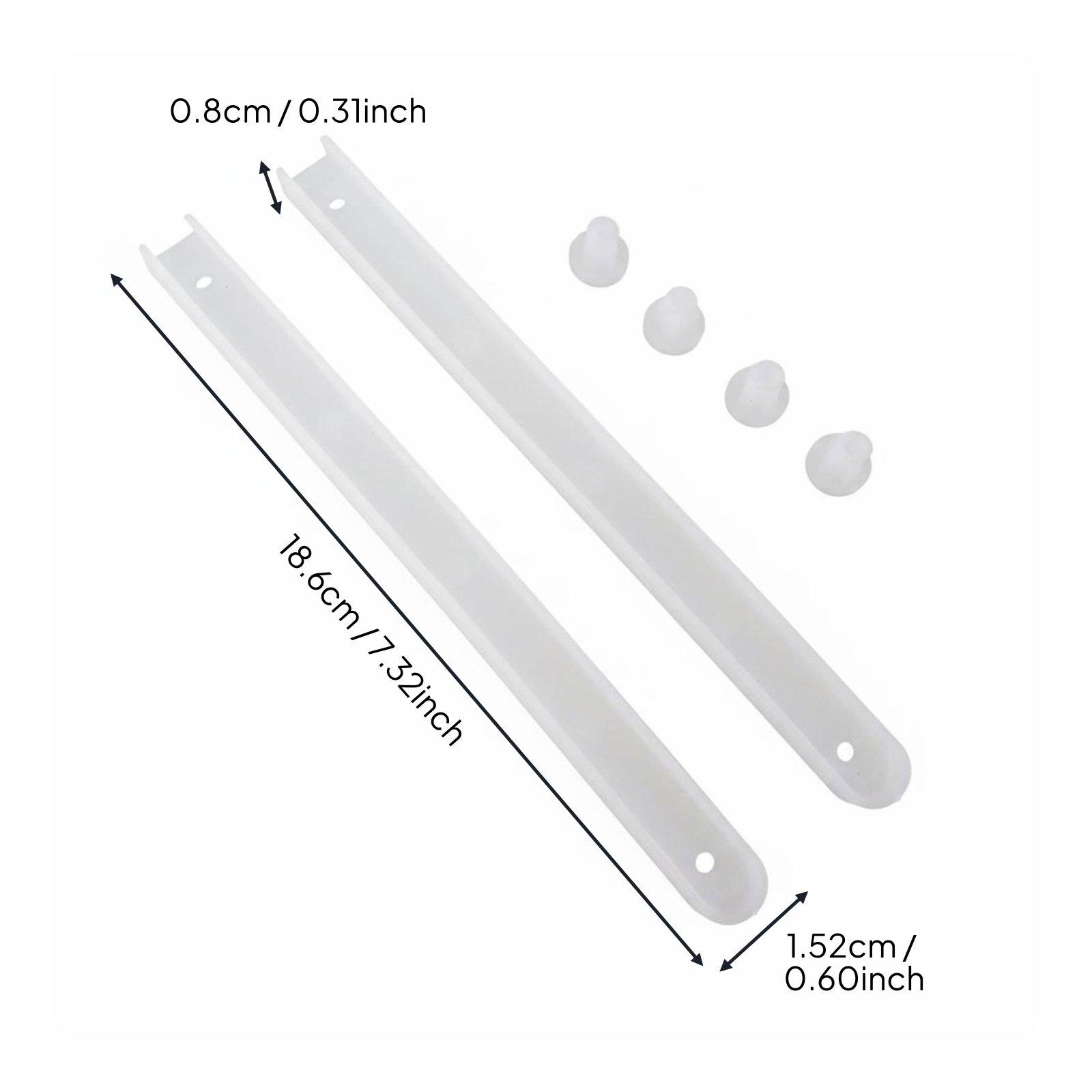 รางลิ้นชักสีขาว ขนาด 19x15 มม. - Drawer Dresser White บทวิจารณ์และราคา