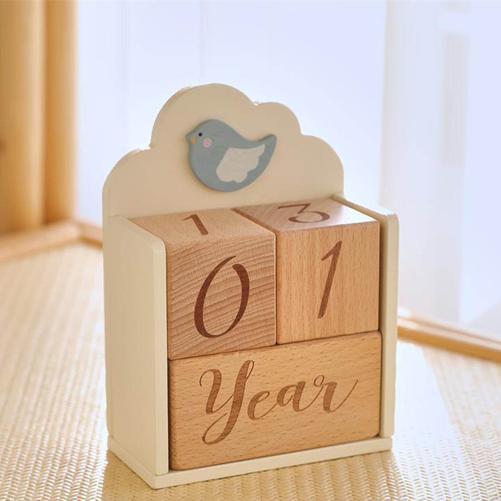 บล็อกไม้บอกอายุเด็ก ดีไซน์ไม่ซ - Baby Nursery Age บทวิจารณ์และราคา