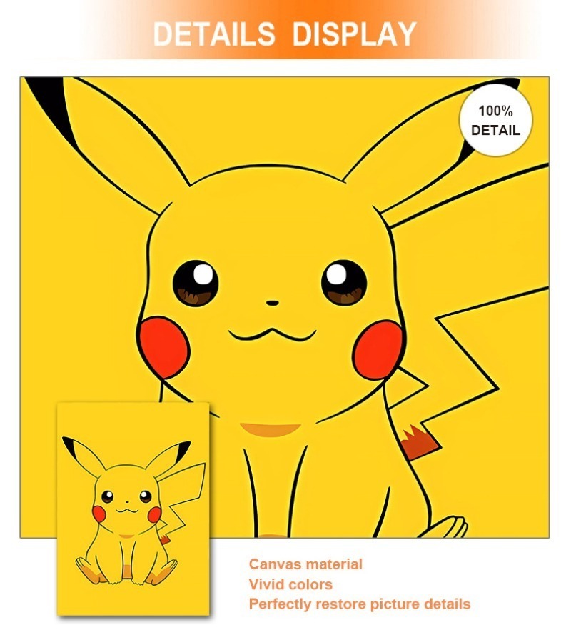 การ์ตูนอะนิเมะโปสเตอร์ Pokemon - Baby Nursery Hanging Decor บทวิจารณ์และราคา