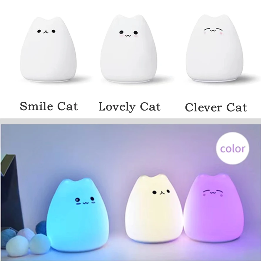 LED Night tlight 7 สีนุ่มน่ารั - Baby Nursery Colors บทวิจารณ์และราคา