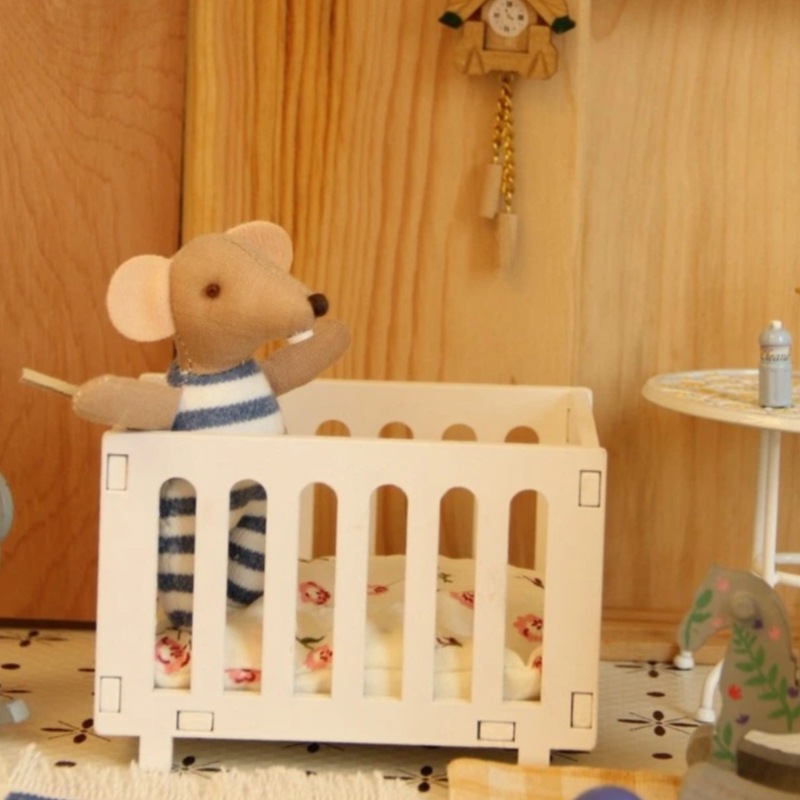 เปลเด็กขนาด 1:12 เฟอร์นิเจอร์บ - Baby Nursery Age บทวิจารณ์และราคา