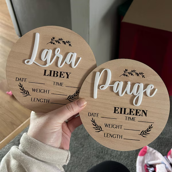 ป้ายประกาศข่าวดีสำหรับเด็ก 1 ช - Baby Nursery Ornaments บทวิจารณ์และราคา