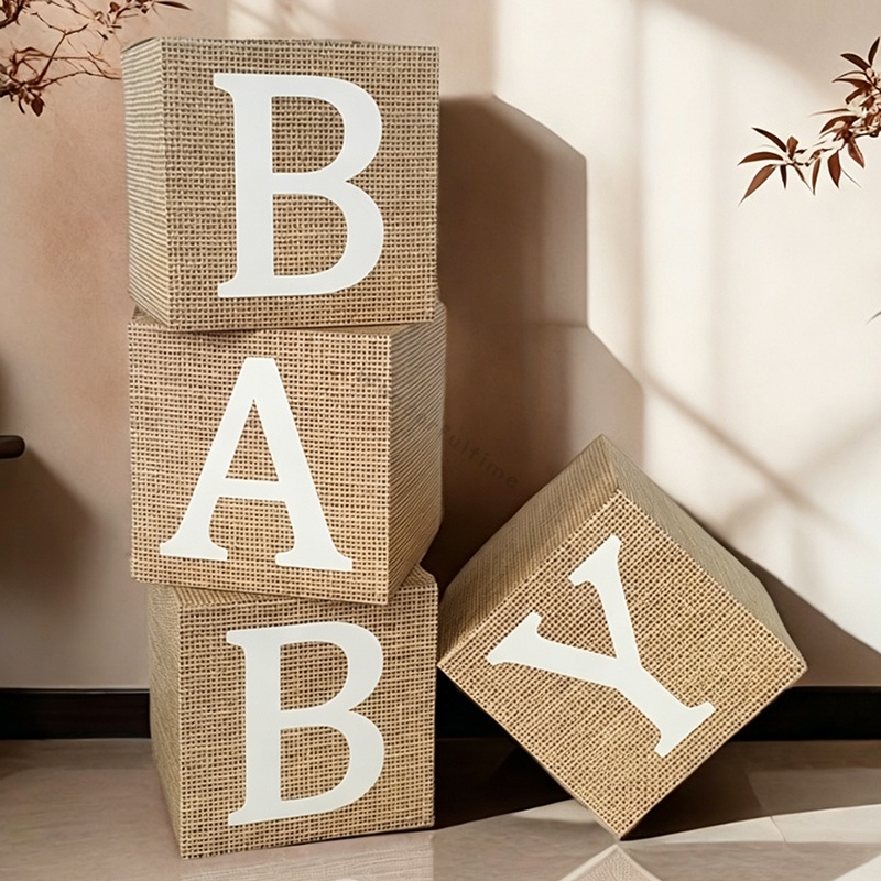 ชุดกล่องตัวอักษร BABY ลายผ้ากร - Baby Nursery Letters บทวิจารณ์และราคา