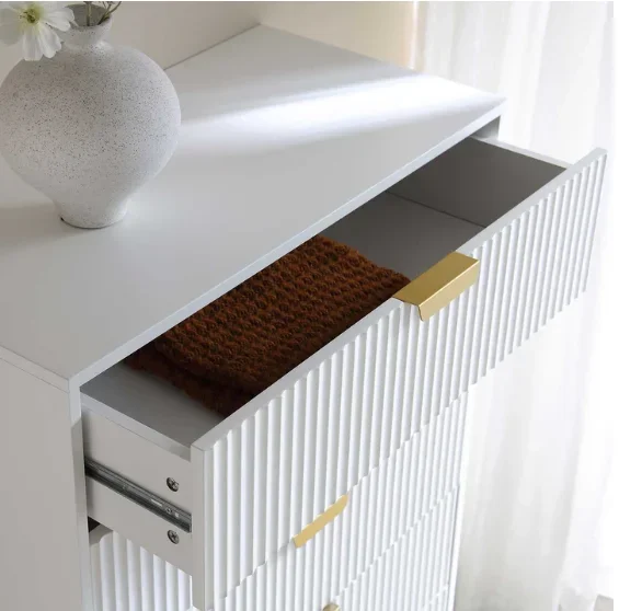 สไตล์โมเดิร์นขนาดใหญ่พื้นที่ไม - Drawer Dresser White บทวิจารณ์และราคา