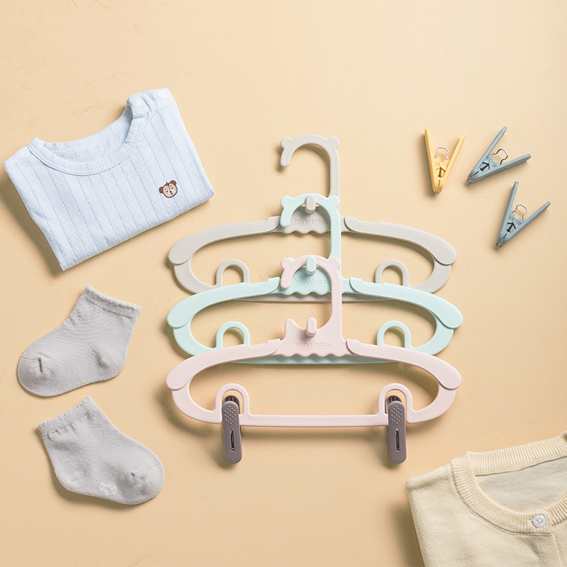 10 ชิ้นไม้แขวนเสื้อเด็กปรับเด็ - Baby Nursery Uniform บทวิจารณ์และราคา
