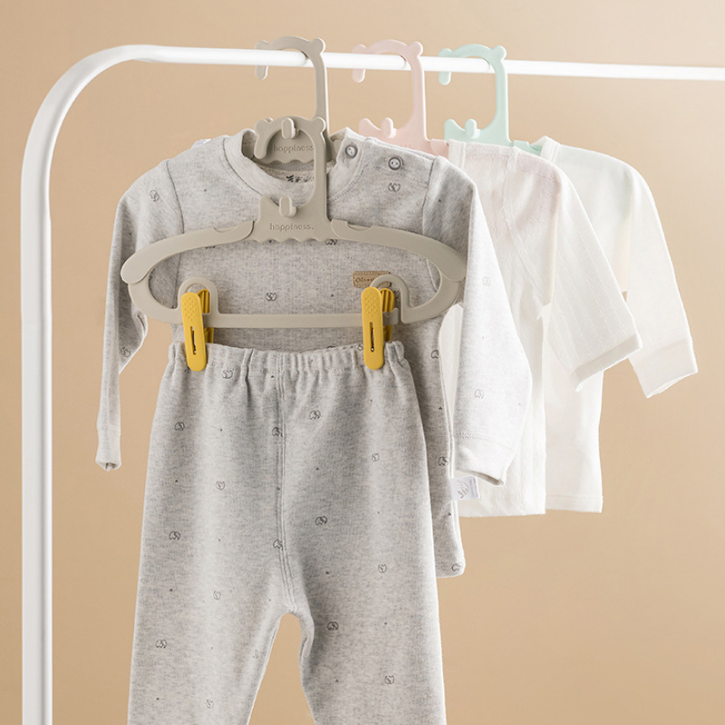 10 ชิ้นไม้แขวนเสื้อเด็กปรับเด็ - Baby Nursery Uniform บทวิจารณ์และราคา