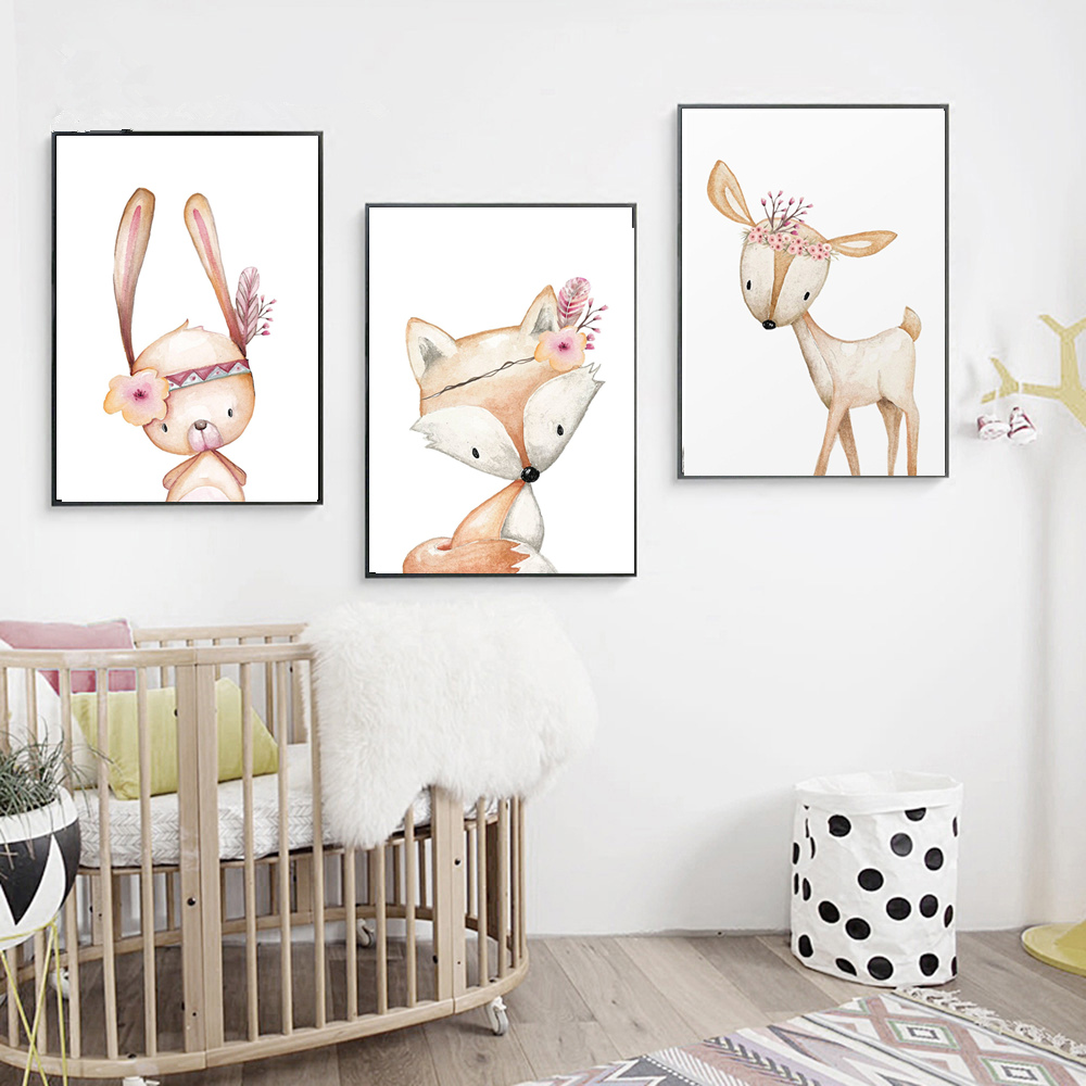 การ์ตูนกระต่ายโปสเตอร์ Fox Dee - Baby Nursery Mirror บทวิจารณ์และราคา
