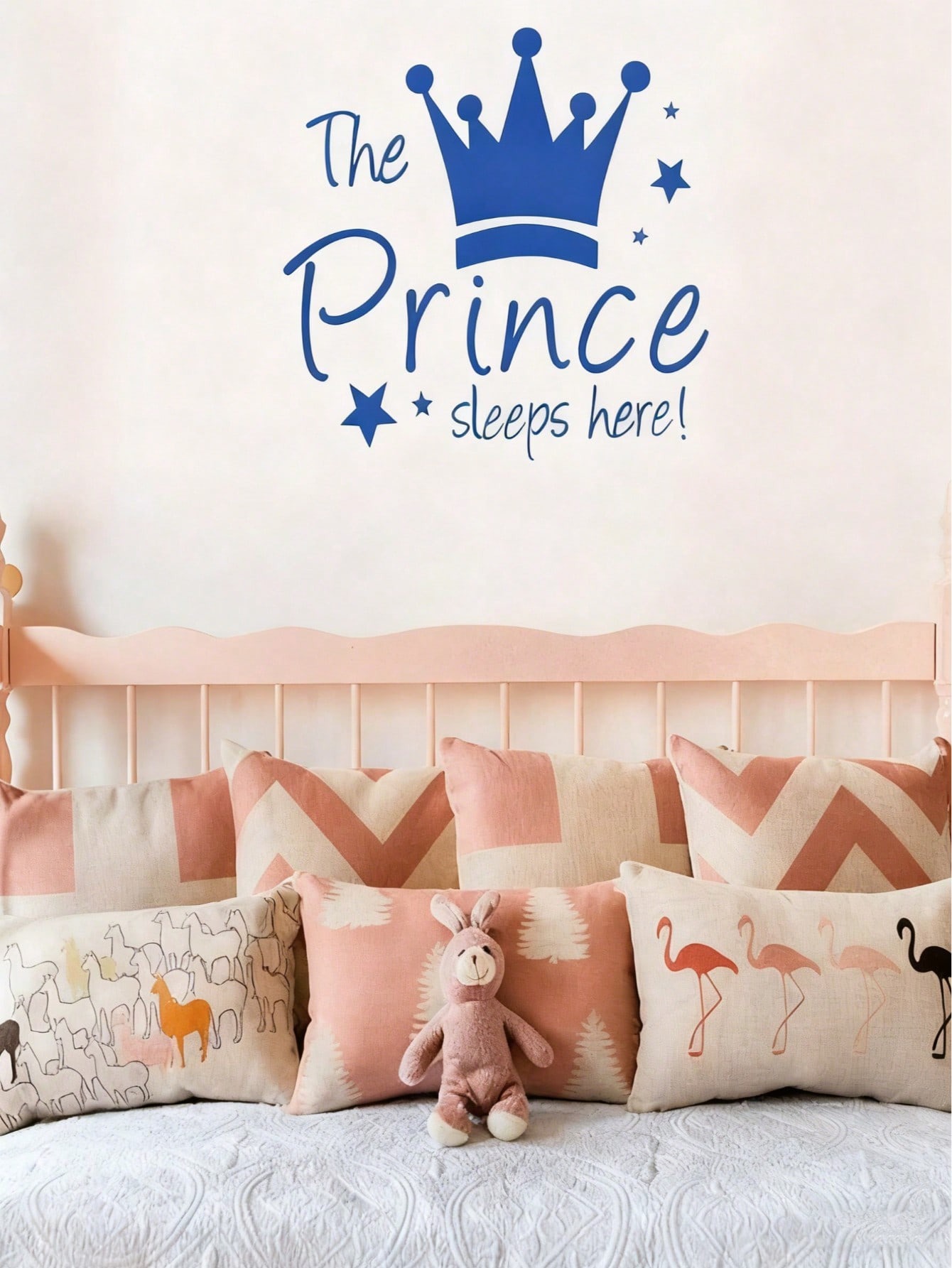 สติ๊กเกอร์ติดผนังรูปมงกุฎเจ้าห - Baby Nursery Letters บทวิจารณ์และราคา