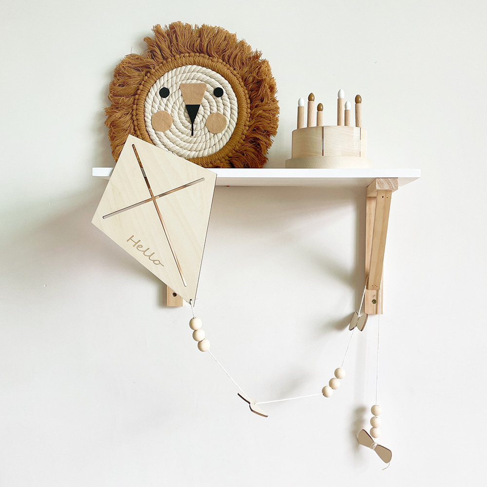 ของตกแต่งผนังรูปว่าวไม้สไตล์นอ - Baby Nursery Hanging Decor บทวิจารณ์และราคา