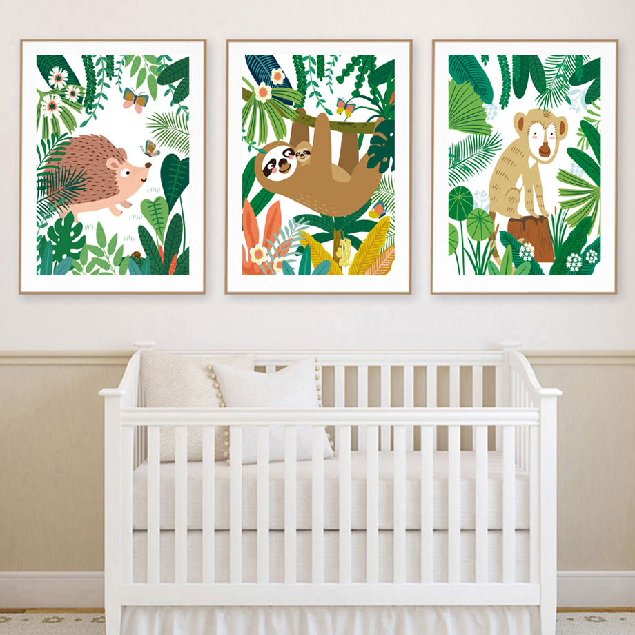ภาพพิมพ์บนผ้าใบสำหรับตกแต่งผนั - Baby Nursery Colors บทวิจารณ์และราคา