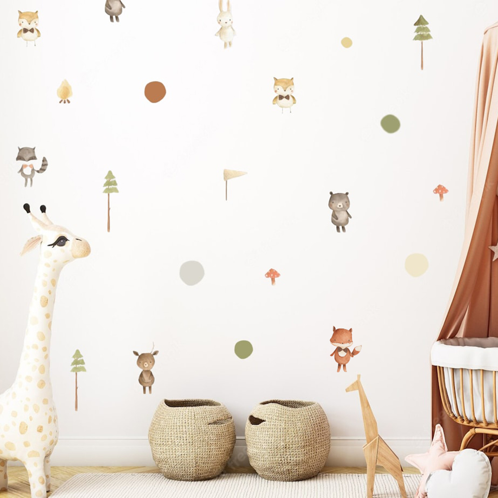 การ์ตูนสุนัขจิ้งจอกน่ารักสัตว์ - Baby Nursery Furniture บทวิจารณ์และราคา