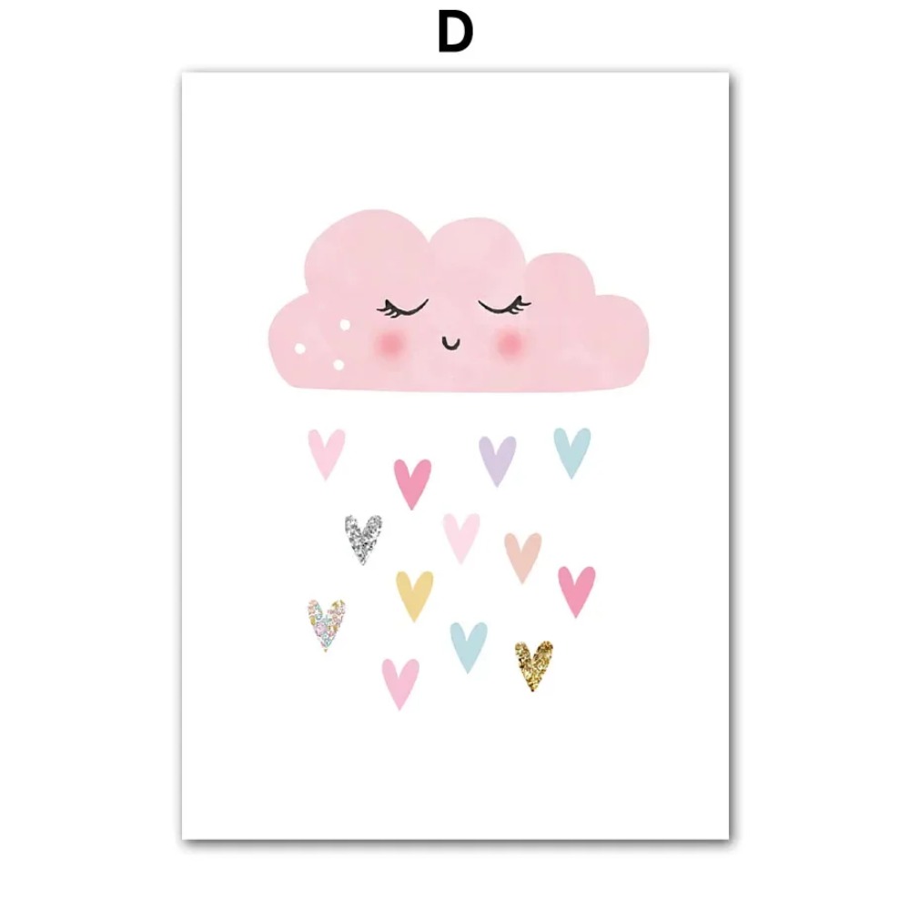 สีชมพูยูนิคอร์นกระต่ายสายรุ้งเ - Baby Nursery Girl Room บทวิจารณ์และราคา