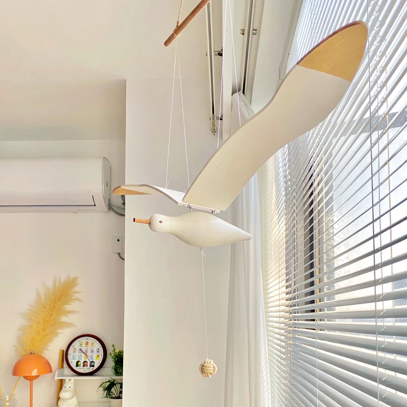 Creative Wall แขวน Fly Seagull - Baby Nursery Hanging Decor บทวิจารณ์และราคา