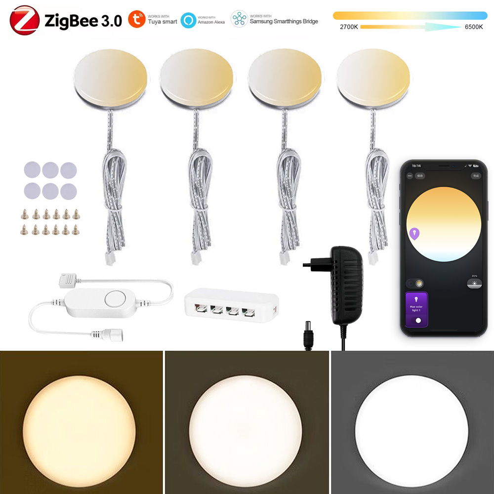 ไฟ LED ใต้ตู้ทรงกลม Zigbee 3.0 - Drawer Dresser White บทวิจารณ์และราคา