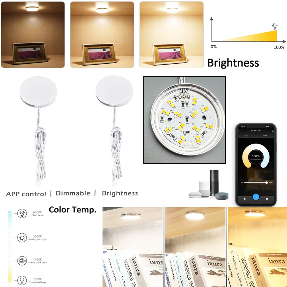 ไฟ LED ใต้ตู้ทรงกลม Zigbee 3.0 - Drawer Dresser White บทวิจารณ์และราคา