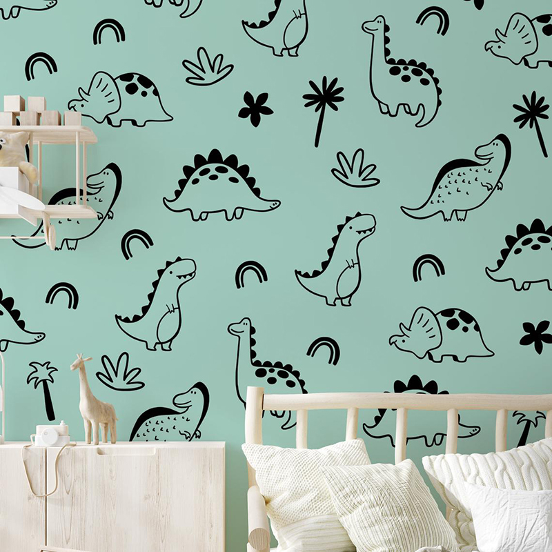 เรขาคณิตไดโนเสาร์ Rainbow สติ๊ - Baby Nursery Furniture บทวิจารณ์และราคา