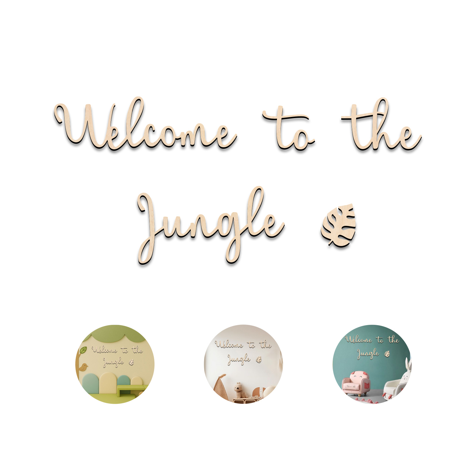 ป้ายไม้ต้อนรับสู่ป่า - ของตกแต - Baby Nursery Themes บทวิจารณ์และราคา