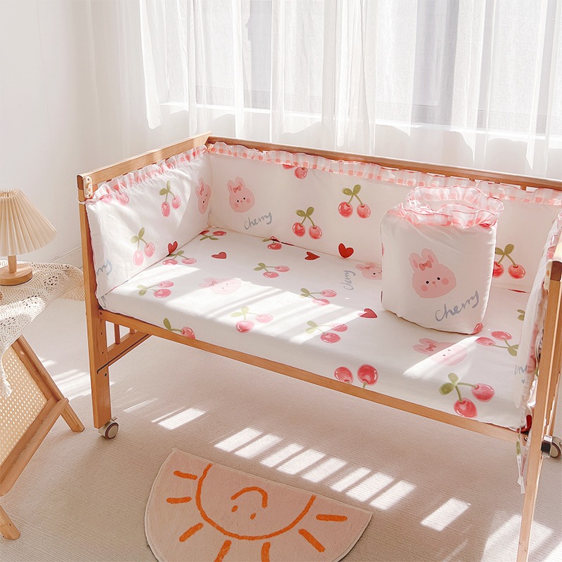 ชุดเครื่องนอนเด็กอ่อน 5 ชิ้น ช - Baby Nursery Girl Room บทวิจารณ์และราคา