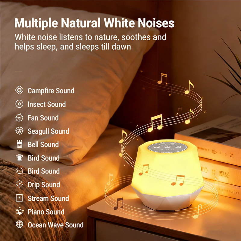 เครื่องเสียงไวท์นอยส์พร้อมไฟกล - Baby Nursery Colors บทวิจารณ์และราคา