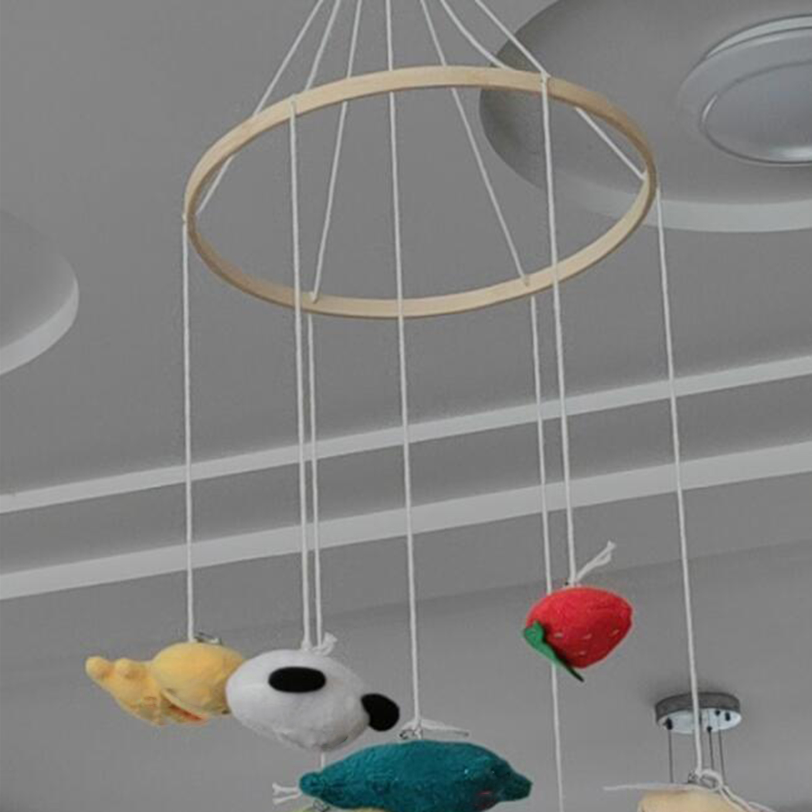 โครงไม้ไผ่แขวนสำหรับทำโมบายเด็ - Baby Nursery Ornaments บทวิจารณ์และราคา