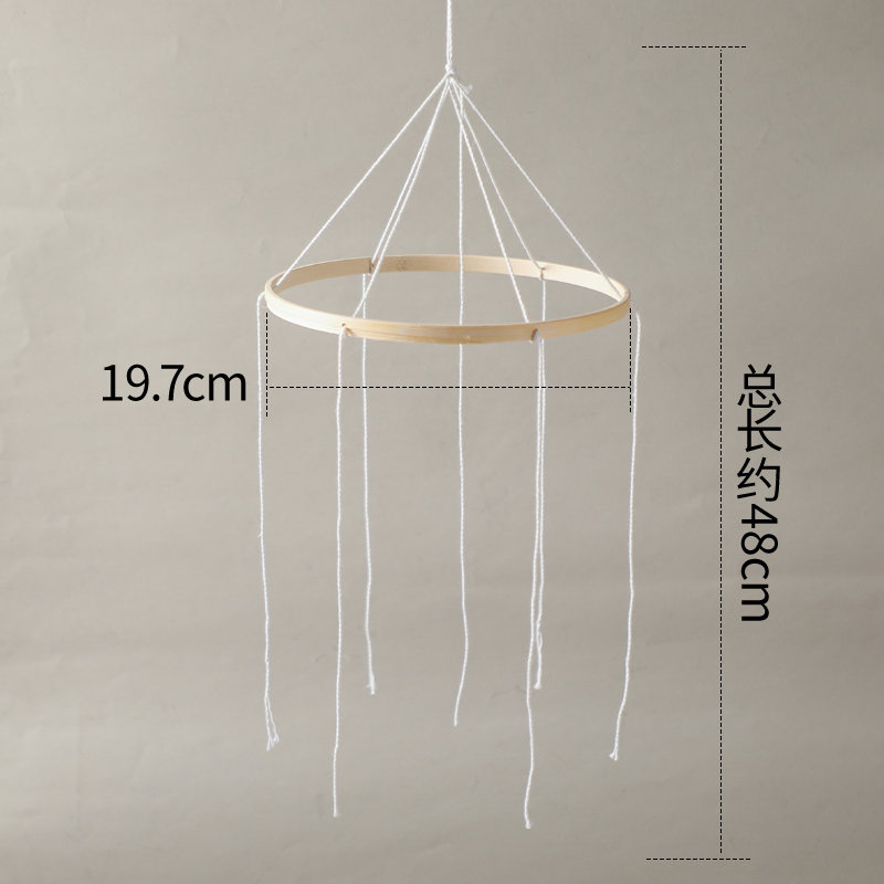 โครงไม้ไผ่แขวนสำหรับทำโมบายเด็ - Baby Nursery Ornaments บทวิจารณ์และราคา
