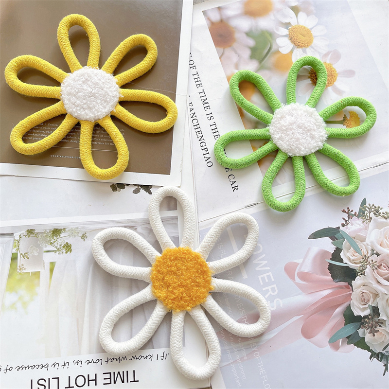 เชือกคอตตอนทอรูปดอกเดซี่ประดับ - Baby Nursery Hanging Decor บทวิจารณ์และราคา