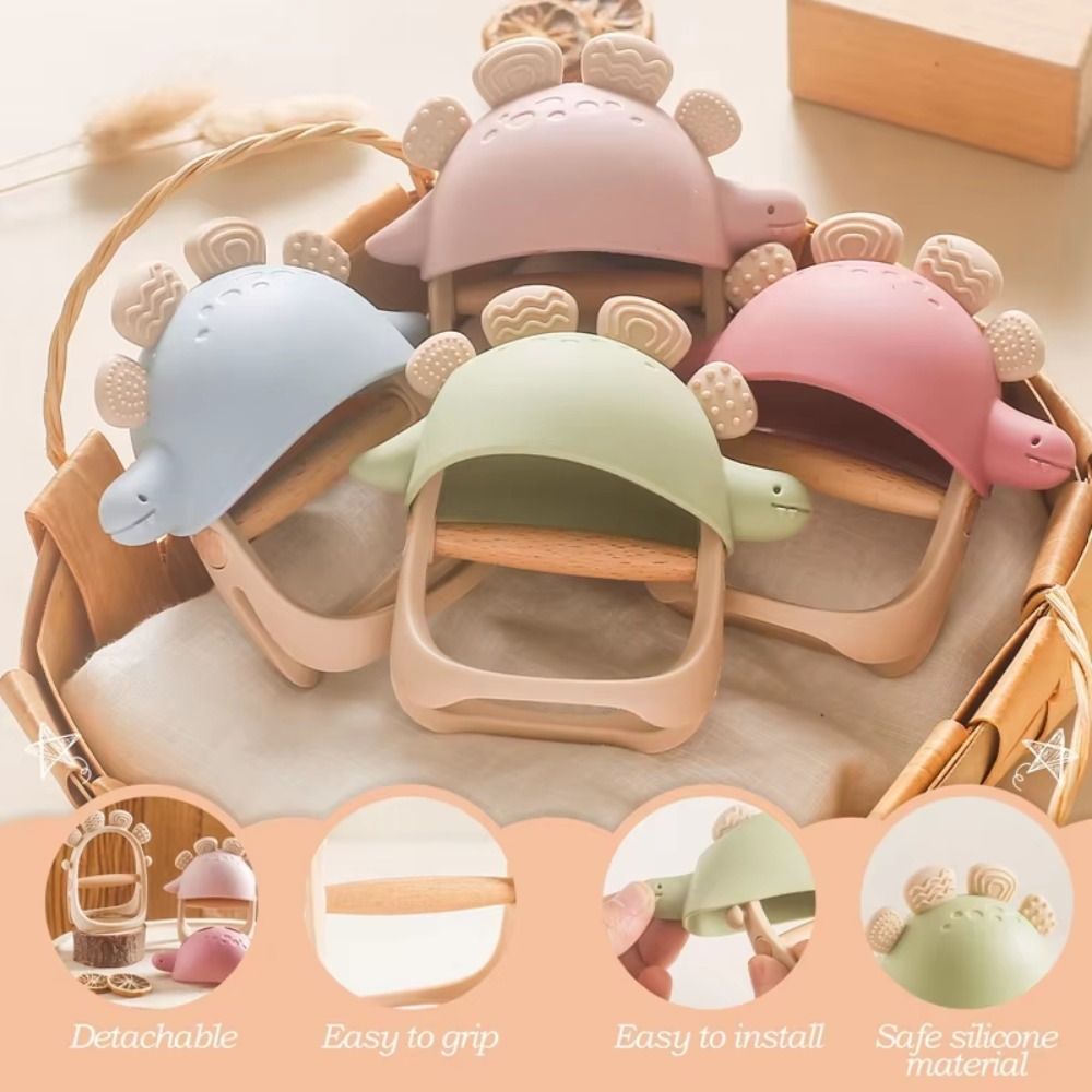 ยางกัดซิลิโคนเกรดอาหารรูปไดโนเ - Baby Nursery Colors บทวิจารณ์และราคา