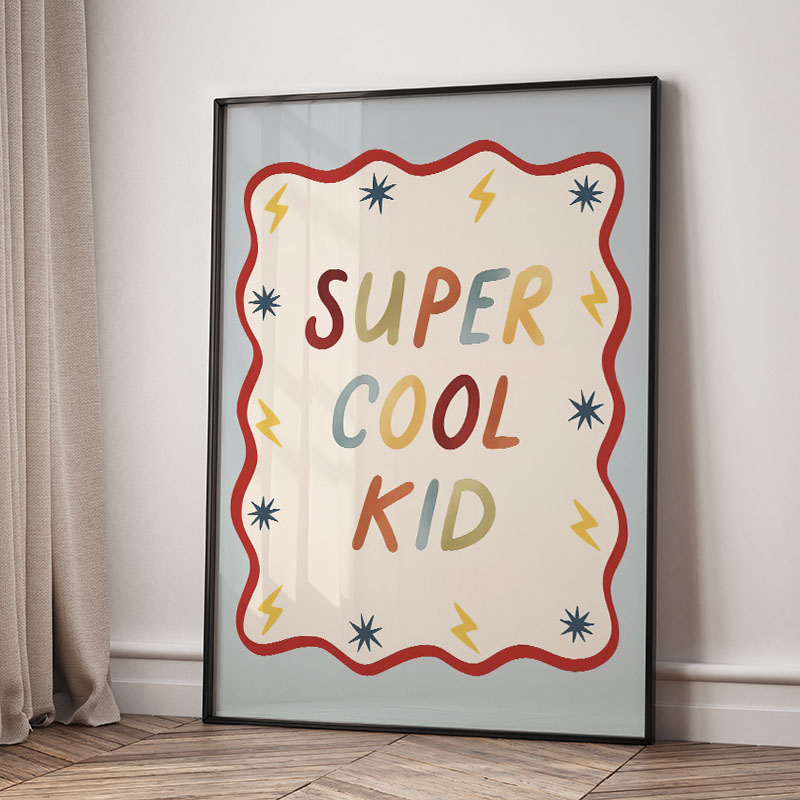 ภาพวาดการ์ตูนตลกๆ สุดเท่ห์ สำห - Baby Nursery Kids บทวิจารณ์และราคา